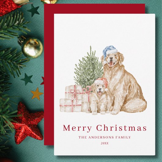 かわいいクリスマスの犬 クリスマス