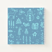 かわいいクリスマスの落書きイラスト | ノートブック (裏面)