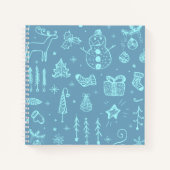 かわいいクリスマスの落書きイラスト | ノートブック (正面)