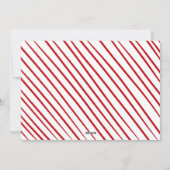 かわいいクリスマスの落書きフォトホリデーカード シーズンカード (裏面)