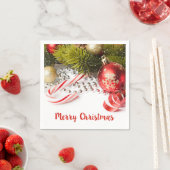 かわいいクリスマスの飾り スタンダードカクテルナプキン (インサイチュ)