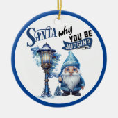 かわいいクリスマスの飾り セラミックオーナメント (正面)