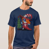 かわいいクリスマスの魔女 Tシャツ (正面)