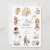 かわいいクリスマスの12日間 シーズンカード (正面)