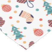 かわいいクリスマスをテーマにした テーブルクロス (アングル)