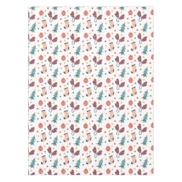 かわいいクリスマスをテーマにした テーブルクロス