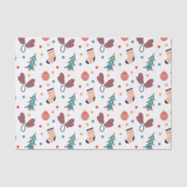 かわいいクリスマスをテーマにした 薄葉紙