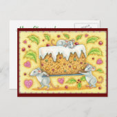 . .かわいいクリスマスを盗む シーズンポストカード (正面/裏面)