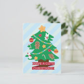 かわいいクリスマスを過ごす シーズンポストカード (スタンド正面)