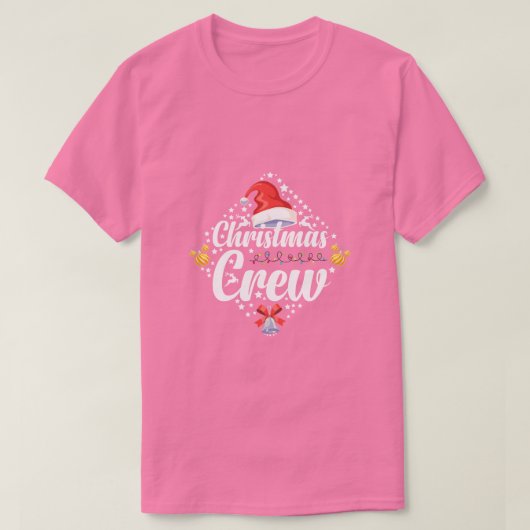 かわいいクリスマスアイコン 記念日の要素 Tシャツ (デザイン正面)