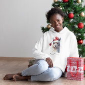 かわいいクリスマスアルパカ、カスタマイズ可能 パーカ