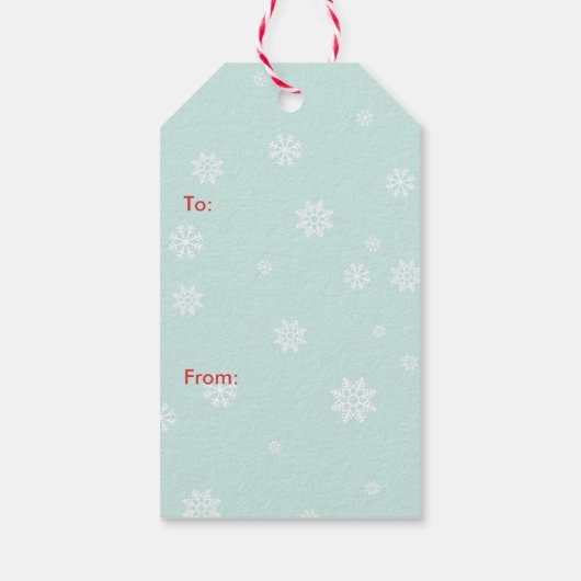 かわいいクリスマスアルパカ ギフトタグ (裏面)