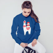 かわいいクリスマスアルパカ Tシャツ