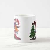 かわいいクリスマスウィッチ コーヒーマグカップ (中央)