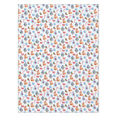 かわいいクリスマスウォーターの色のイラストレーションパターン テーブルクロス (正面)