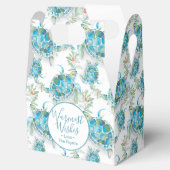 かわいいクリスマスウォーターカラーウミガメ フェイバーボックス (オープン)