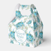 かわいいクリスマスウォーターカラーウミガメ フェイバーボックス (正面サイド)