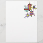 かわいいクリスマスエレガントとガラスファンシーオーナメント チラシ (正面)