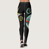 かわいいクリスマスエレガントとガラスファンシーオーナメント レギンス (裏面)