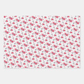 かわいいクリスマスエンジェル ラッピングペーパーシート (正面3)