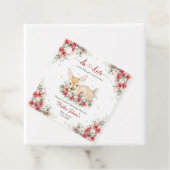 かわいいクリスマスオーディアベビーシャワー フェイバータグ (インサイチュ)