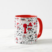 かわいいクリスマスカウブル マグカップ (正面右)