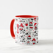 かわいいクリスマスカウブル マグカップ (正面左)