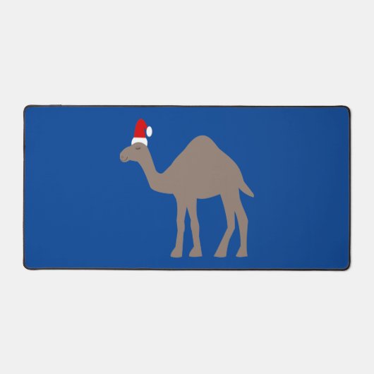 かわいいクリスマスカメル デスクマット (正面)