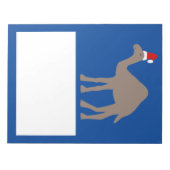 かわいいクリスマスカメル ノートパッド (正面)