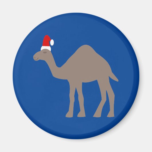 かわいいクリスマスカメル マグネット (正面)