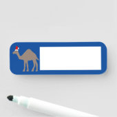 かわいいクリスマスカメル 名札 (インサイチュ)