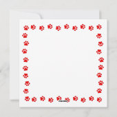 かわいいクリスマスカーカスタムドと写真&ポーズ シーズンカード (裏面)