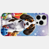 🎄🐶 かわいいクリスマスカートゥーン風の子犬の喜び ✨ Case-Mate iPhoneケース (裏面 (横))