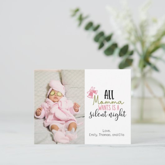 かわいいクリスマスカードスパガールの写真 シーズンカード (スタンド正面)