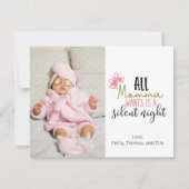 かわいいクリスマスカードスパガールの写真 シーズンカード (正面)