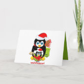 かわいいクリスマスカードネズミ シーズンカード (裏面)