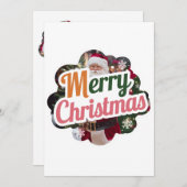 かわいいクリスマスカード:かわいい新しいモデル シーズンカード (正面/裏面)