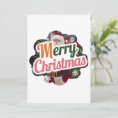 かわいいクリスマスカード:かわいい新しいモデル シーズンカード (スタンド正面)