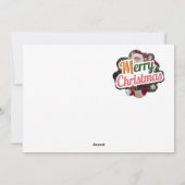 かわいいクリスマスカード:かわいい新しいモデル シーズンカード (裏面)