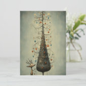 かわいいクリスマスカード – クリスマスカードを描く シーズンカード (スタンド正面)