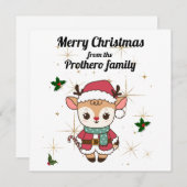 かわいいクリスマスカード シーズンカード (正面/裏面)