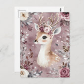 かわいいクリスマスカード ポストカード (正面/裏面)