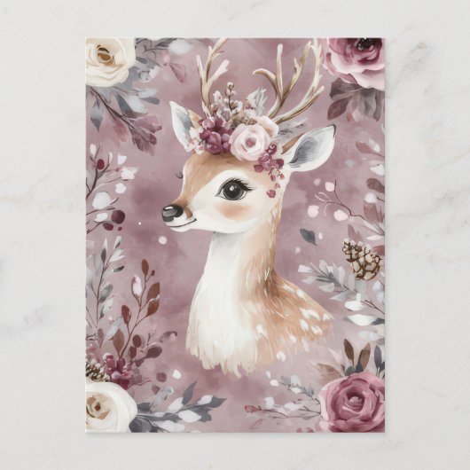 かわいいクリスマスカード ポストカード (正面)