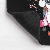 かわいいクリスマスガールズウィメンズクリスマスユニコーンディアキリ マウスパッド (コーナー)