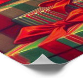 かわいいクリスマスガール ポスター (角)