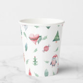 かわいいクリスマスキッズホリデーパーティ 紙コップ (右)