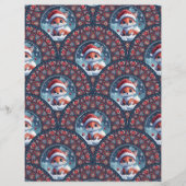 かわいいクリスマスキツネアールデコドットマンダラスカロプス (正面)