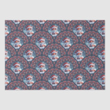 かわいいクリスマスキツネアールデコドットマンダラスカロプス