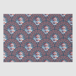 かわいいクリスマスキツネアールデコドットマンダラスカロプス 薄葉紙