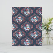 かわいいクリスマスキツネドットマンダラオジーダマスク紙 (スタンド正面)